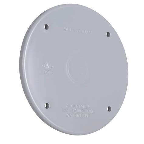 blank cover for four inch round electrical box|weatherproof round electrical boxes outdoor.